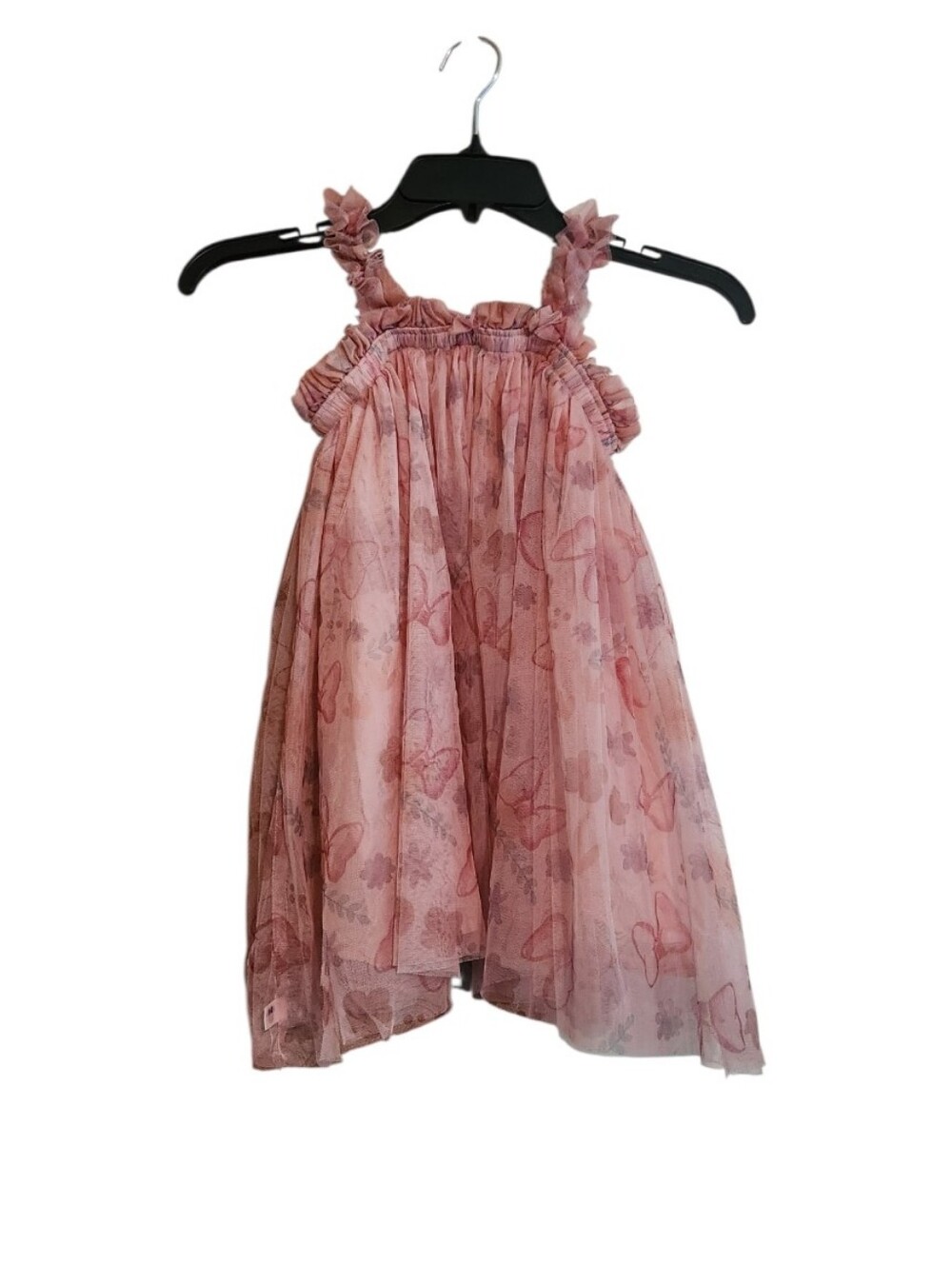 Disney Junior Minnie Mouse Pink Tutu Ruffle Strap Dress